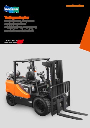 навантажувач з вилковим захватом LPG Doosan G55C-5