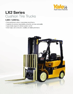 навантажувач з вилковим захватом LPG Yale GC040LX2
