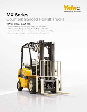 навантажувач з вилковим захватом LPG Yale GP050MX