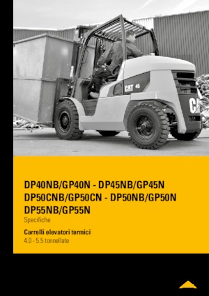 навантажувач з вилковим захватом LPG Caterpillar GP40N
