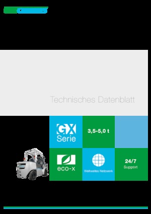 навантажувач з вилковим захватом LPG UniCarriers GX 45