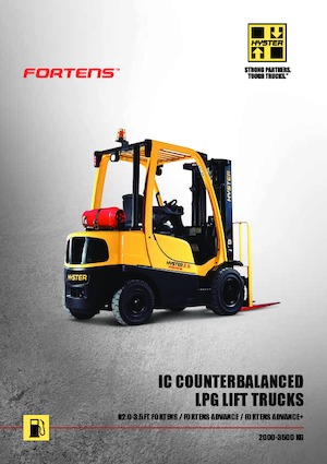 навантажувач з вилковим захватом LPG Hyster H 2.5 FT