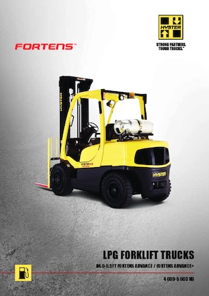 навантажувач з вилковим захватом LPG Hyster H5.0FT