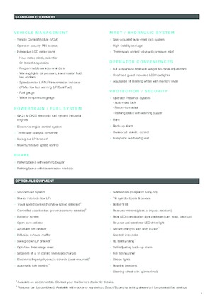 навантажувач з вилковим захватом LPG UniCarriers PF50