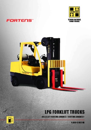 навантажувач з вилковим захватом LPG Hyster S5.5FT