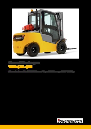 навантажувач з вилковим захватом LPG Jungheinrich TFG 430