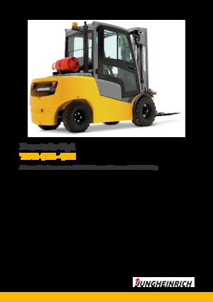 навантажувач з вилковим захватом LPG Jungheinrich TFG 430