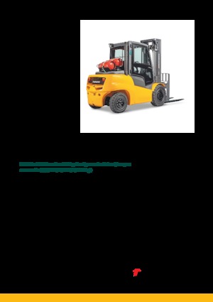 навантажувач з вилковим захватом LPG Jungheinrich TFG S50