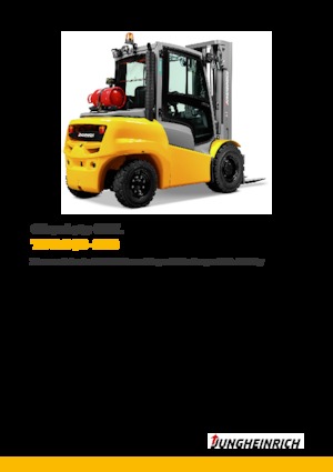 навантажувач з вилковим захватом LPG Jungheinrich TFG S50