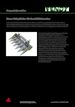 приставка для збирання кукурудзи Fendt CornFlow 8Reihen 70cm