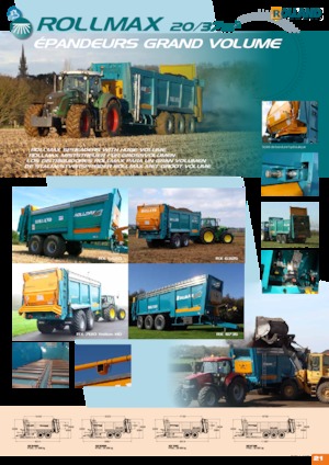 Розкидувачі гною Rolland RX 6325