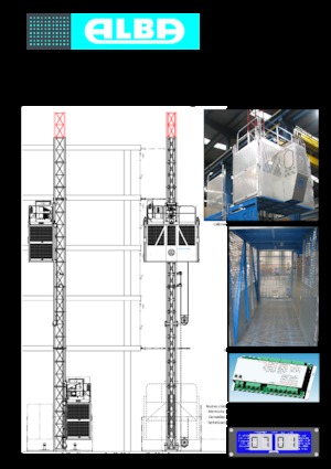 ліфти для промислового застосування Alba EDC 2000-60