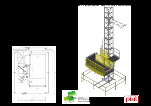 ліфти для промислового застосування Piat EL PC 1500