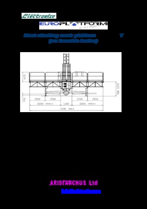 підйомник щоглового типу з робочою платформою Electroelsa EP-3125T