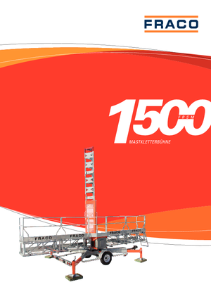 підйомник щоглового типу з робочою платформою Fraco FRSM 1500