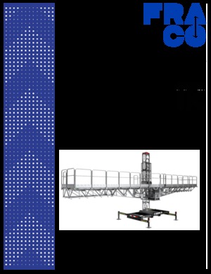 підйомник щоглового типу з робочою платформою Fraco FRSM 20K