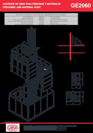 ліфти для промислового застосування Jaso GEI2060