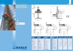 ліфти для промислового застосування Maber MB 20