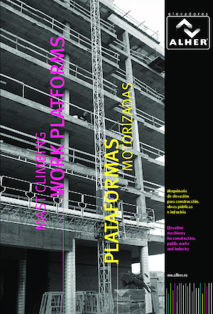 підйомник щоглового типу з робочою платформою Elevadores Alher PM 210