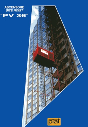 ліфти для промислового застосування Piat PV 36/2000