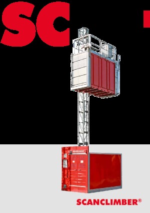 ліфти для промислового застосування Scanclimber Falcon SC2032-48