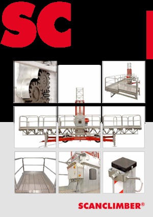 підйомник щоглового типу з робочою платформою Scanclimber Taurus SC6000