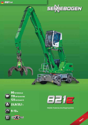 Екскаватори для перевалки Sennebogen 821M E 