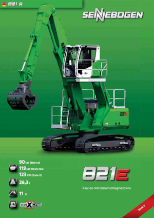 Екскаватори для перевалки Sennebogen 821R E 