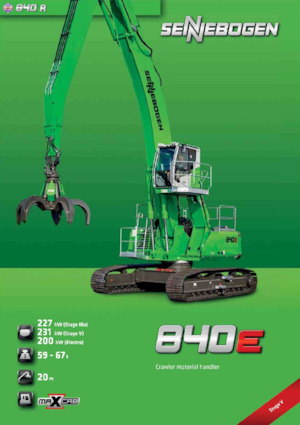 Екскаватори для перевалки Sennebogen 840R E 