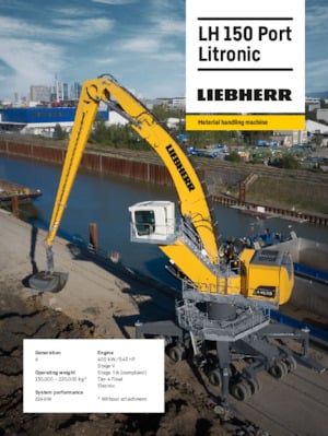 Екскаватори для перевалки Liebherr LH 150 M Gantry Port Litronic
