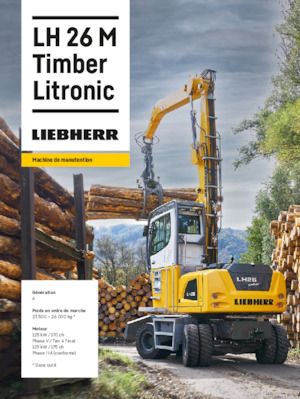 Екскаватори для перевалки Liebherr LH 26 M Timber Litronic