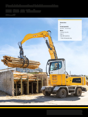 Екскаватори для перевалки Liebherr LH 35 M Timber Litronic
