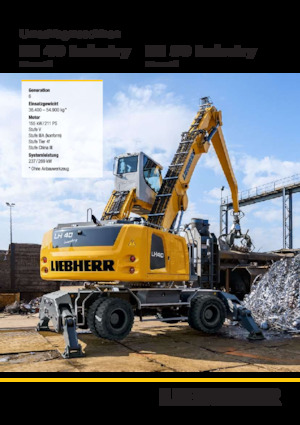 Екскаватори для перевалки Liebherr LH 40 C Industry Litronic