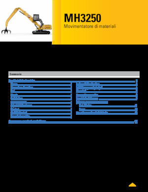 Екскаватори для перевалки Caterpillar MH3250