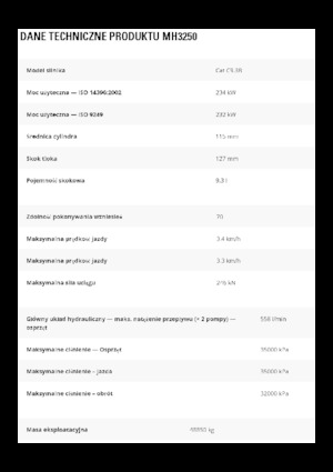 Екскаватори для перевалки Caterpillar MH3250