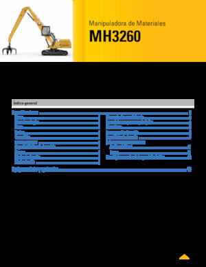 Екскаватори для перевалки Caterpillar MH3260