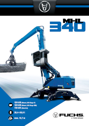 Екскаватори для перевалки Terex-Fuchs MHL340 F