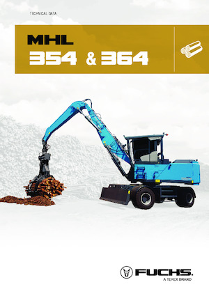 Екскаватори для перевалки Terex-Fuchs MHL354 F