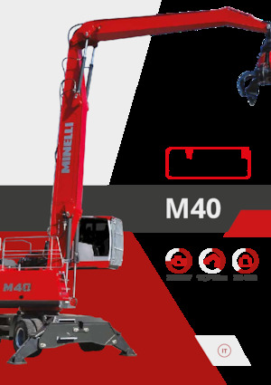 Екскаватори для перевалки Minelli M40