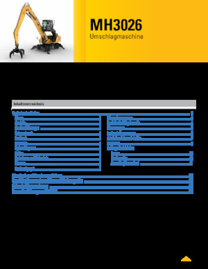 Екскаватори для перевалки Caterpillar MH3026
