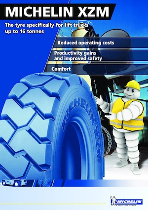 Вантажно-розвантажувальні матеріали Michelin XZM Indus 150/75 R 8 (=16x6-8)