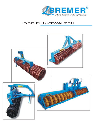 Газонні та польові катки Bremer CW 300/50