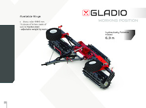 Газонні та польові катки Expom® Gladio 6.3