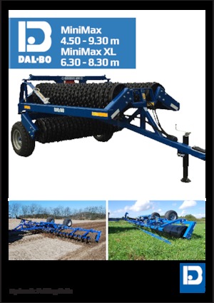 Газонні та польові катки DAL-BO MiniMax 830 CB