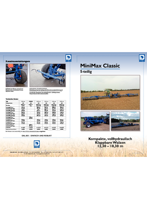 Газонні та польові катки DAL-BO MiniMax Classic 14.3