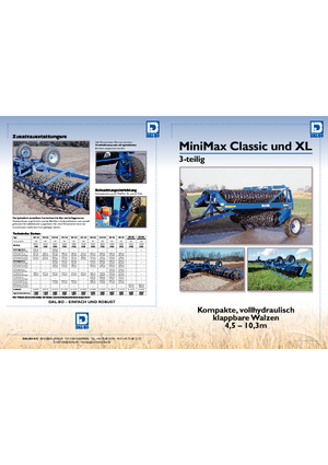 Газонні та польові катки DAL-BO MiniMax Classic 12.3 XL
