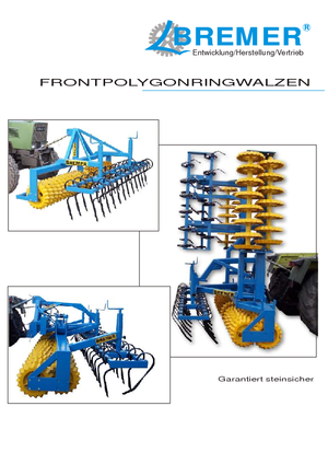 Газонні та польові катки Bremer PGS 300 EV