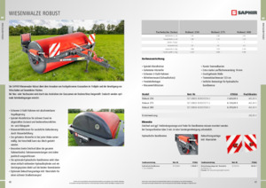 Газонні та польові катки Saphir Robust 250 