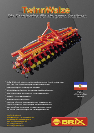 Газонні та польові катки Brix Twin 400 FH