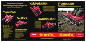 Газонні та польові катки Brix Twinn 600 FH